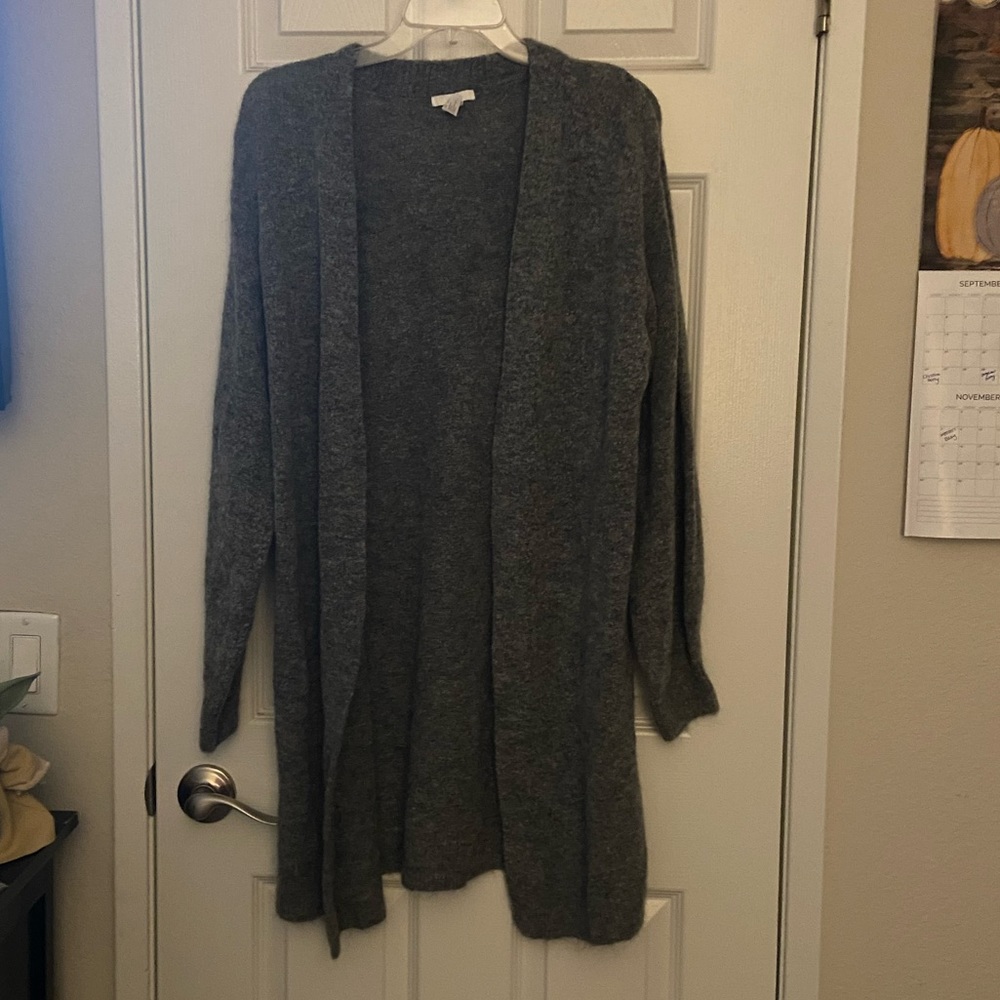 Grey long sleeve cardigan from H & M